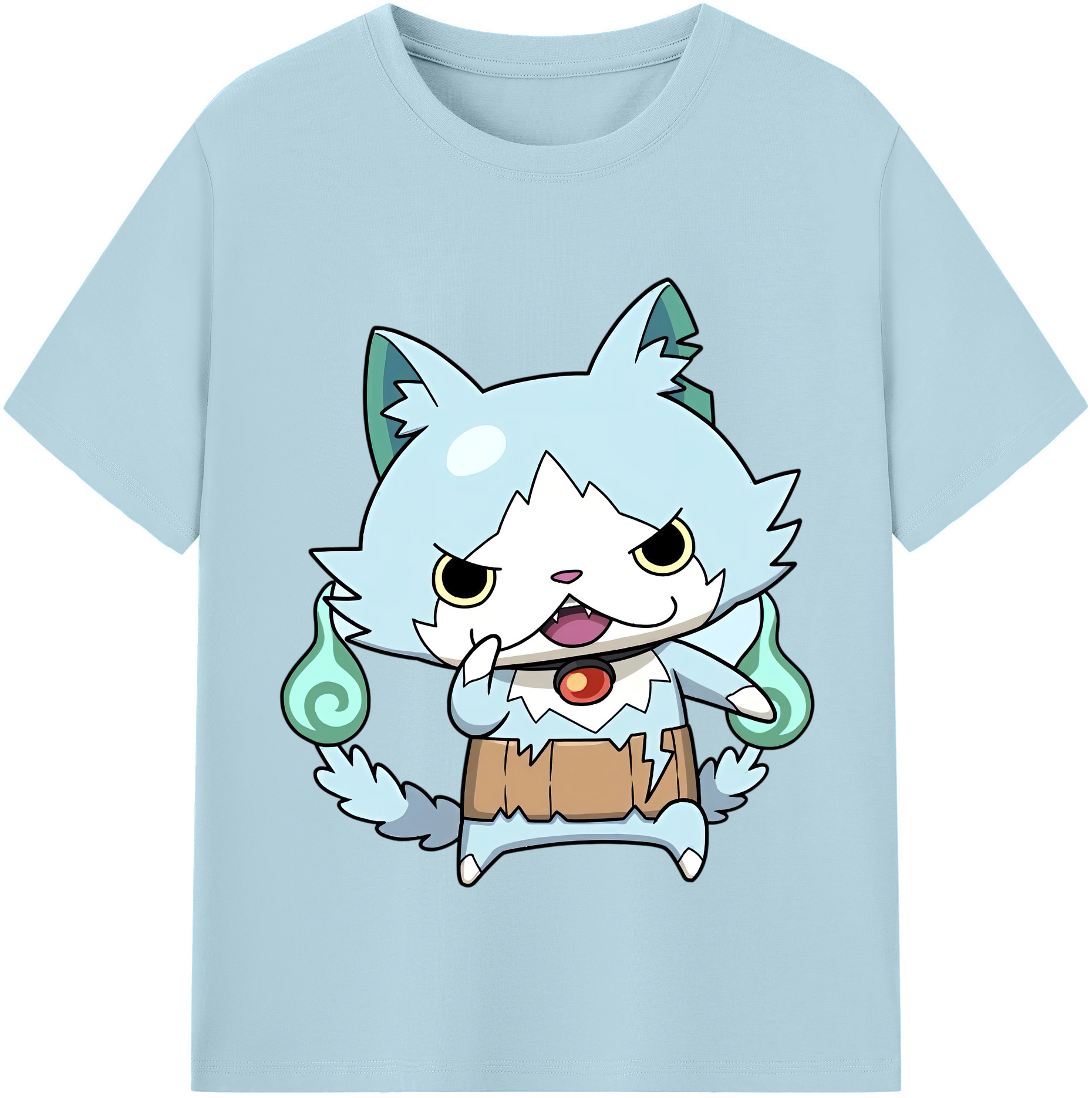 （画像用） 妖怪ウォッチ Yo-kai Watch 綿100％半袖Tシャツ（フロントプリント）